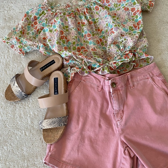 Steve Madden Wedge Slide Sandals Snakeskin - Picture 3 of 4